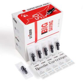 Close-up of STIGMA Bugpin Tattoo Needle tips