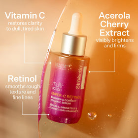 Close-up of StriVectin Super-C Serum texture on hand