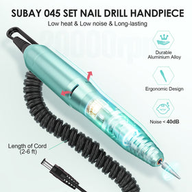 Close-up of SUBAY Nail Drill Machine handpiece