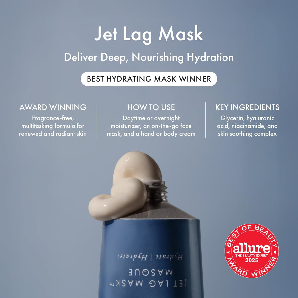 Close-up of Summer Fridays Jet Lag Mask texture