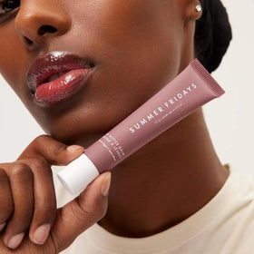 Close-up of Summer Fridays Lip Butter Balm texture