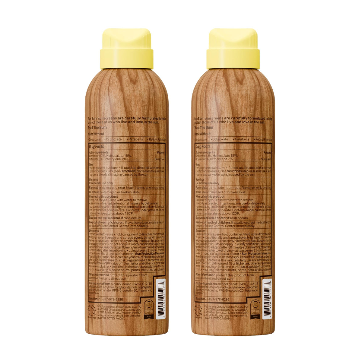 Close-up of Sun Bum sunscreen spray nozzle