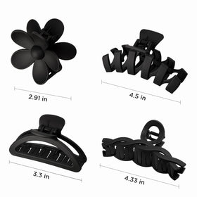 Close-up of Sunolga Flower Claw Clip with matte finish