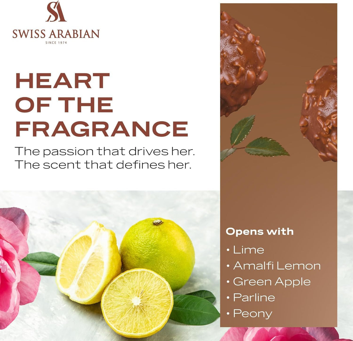 Close-up of Swiss Arabian Shaghaf fragrance notes