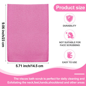 Close-up of Tatuo exfoliating mitt showing soft texture