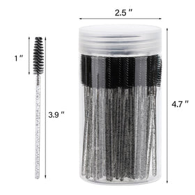 Close-up of Tbestmax mascara wand with soft bristles