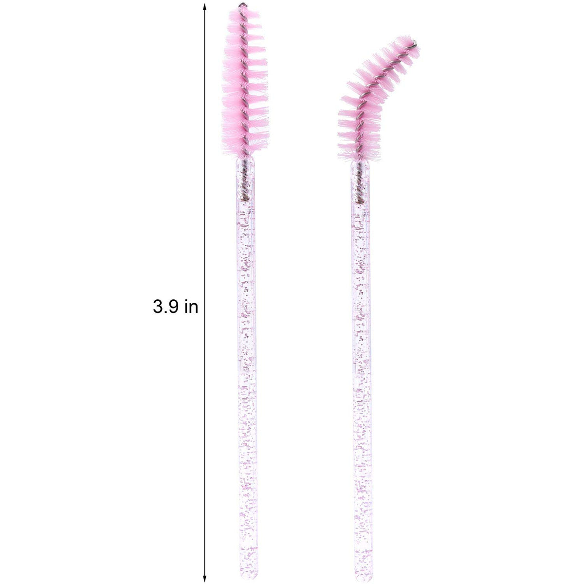 Close-up of Tbestmax mascara wands with black stick