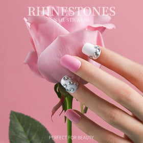 Close-up of Teenitor Short Square Press on Nails in matte finish