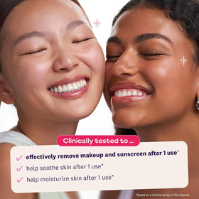 Close-up of The Face Shop Rice Water Bright Double Cleanser texture