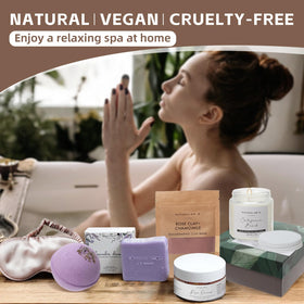 Close-up of the NATURAL AMOR cold processed soap bar with natural ingredients