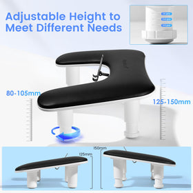 Close-up of the rotating phone holder on Quaferen U-Shaped Manicure Arm Rest