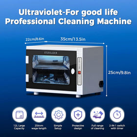 Close-up of the Smiledt 12L Autoclave control panel