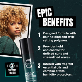 Close-up of TIGI Curls Rock Amplifier Shaping Cream texture