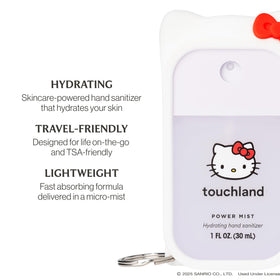Close-up of Touchland hand sanitizer spray nozzle