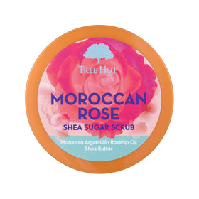 Close-up of Tree Hut Moroccan Rose Body Scrub texture