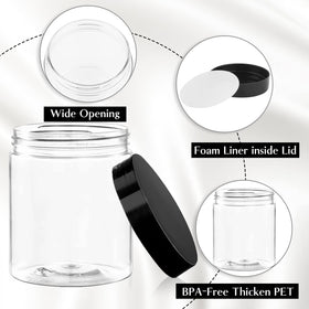Close-up of TUZAZO plastic container lid with foam gasket
