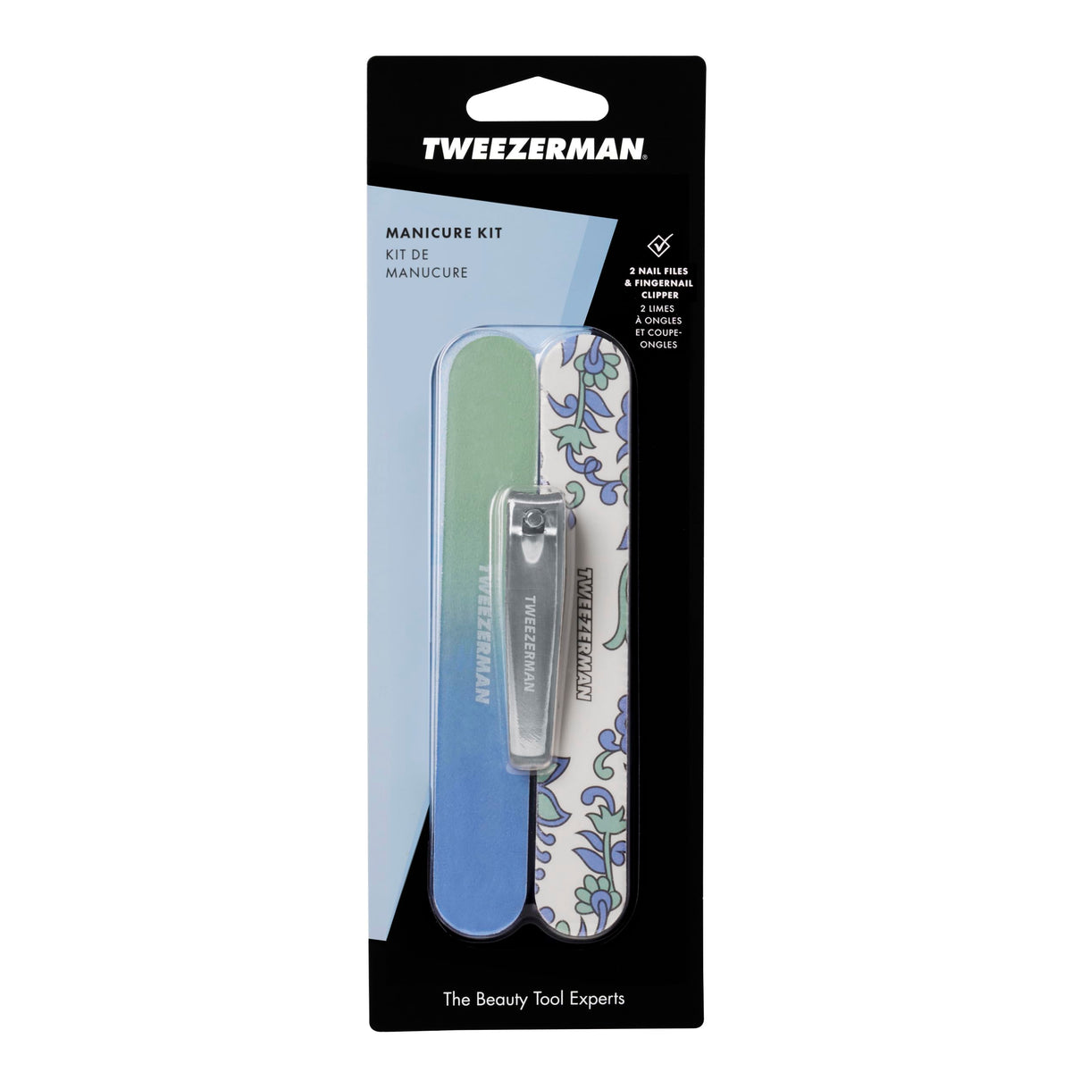 Close-up of Tweezerman nail clipper cutting edge