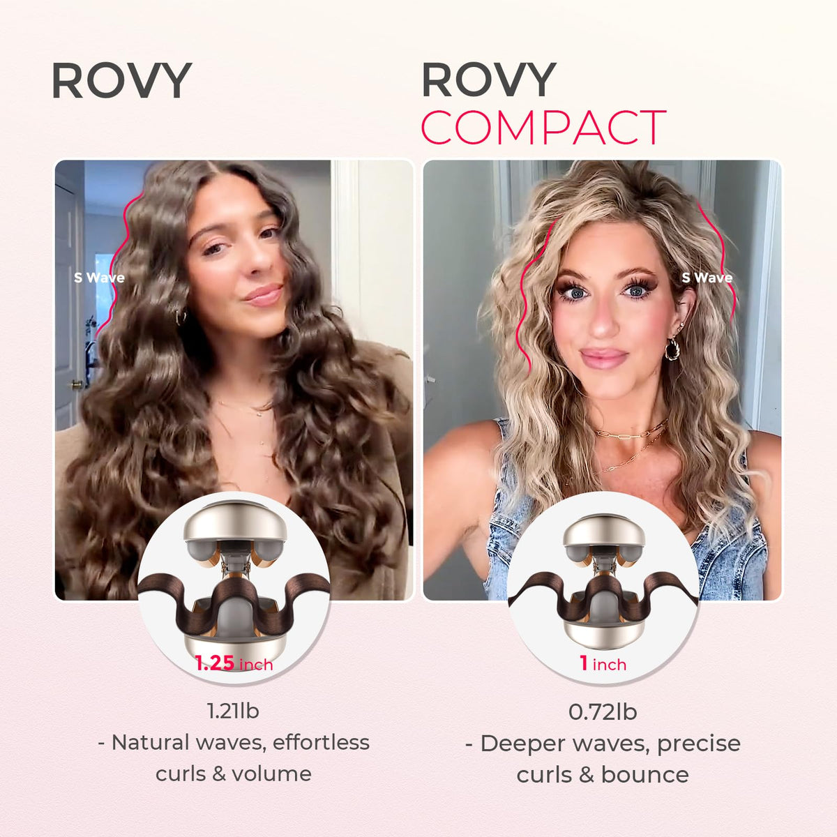 Close-up of TYMO Curling Iron easy clamp feature