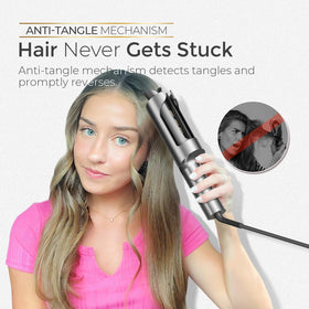 Close-up of TYMO CurlPro Plus Automatic Curling Iron ceramic coating