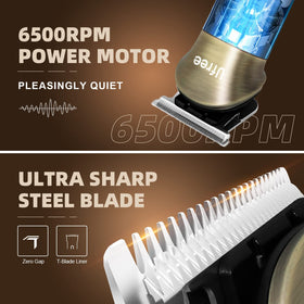 Close-up of Ufree Beard Trimmer blades