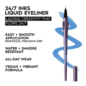 Close-up of URBAN DECAY 24/7 Inks Liquid Eyeliner Sky Blue tip