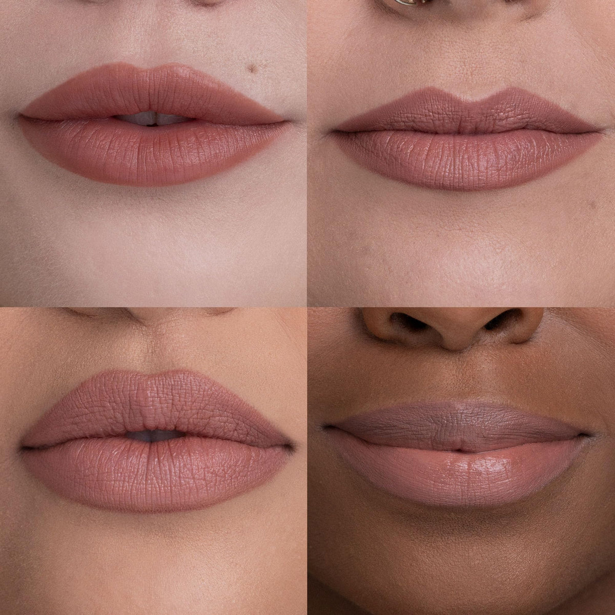 Close-up of URBAN DECAY 24/7 Lipliner tip in Medium Beige Nude