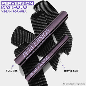 Close-up of URBAN DECAY Perversion Mascara showing texture on brush