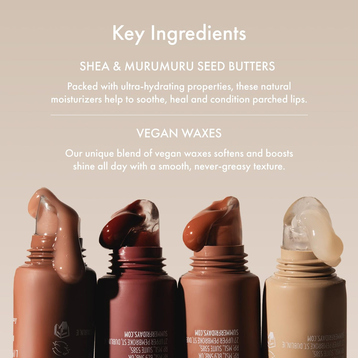 Close-up of Vanilla Lip Butter Balm texture
