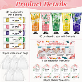 Close-up of VESPRO hand creams in various fragrances