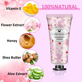 Close-up of VESPRO hand creams showcasing 14 different scents