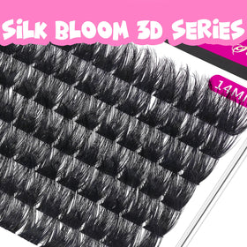 Close-up of VEYESBEAUTY Lash Clusters 3D layered design