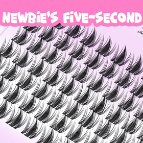 Close-up of VEYESBEAUTY Manga Lash Clusters 12mm