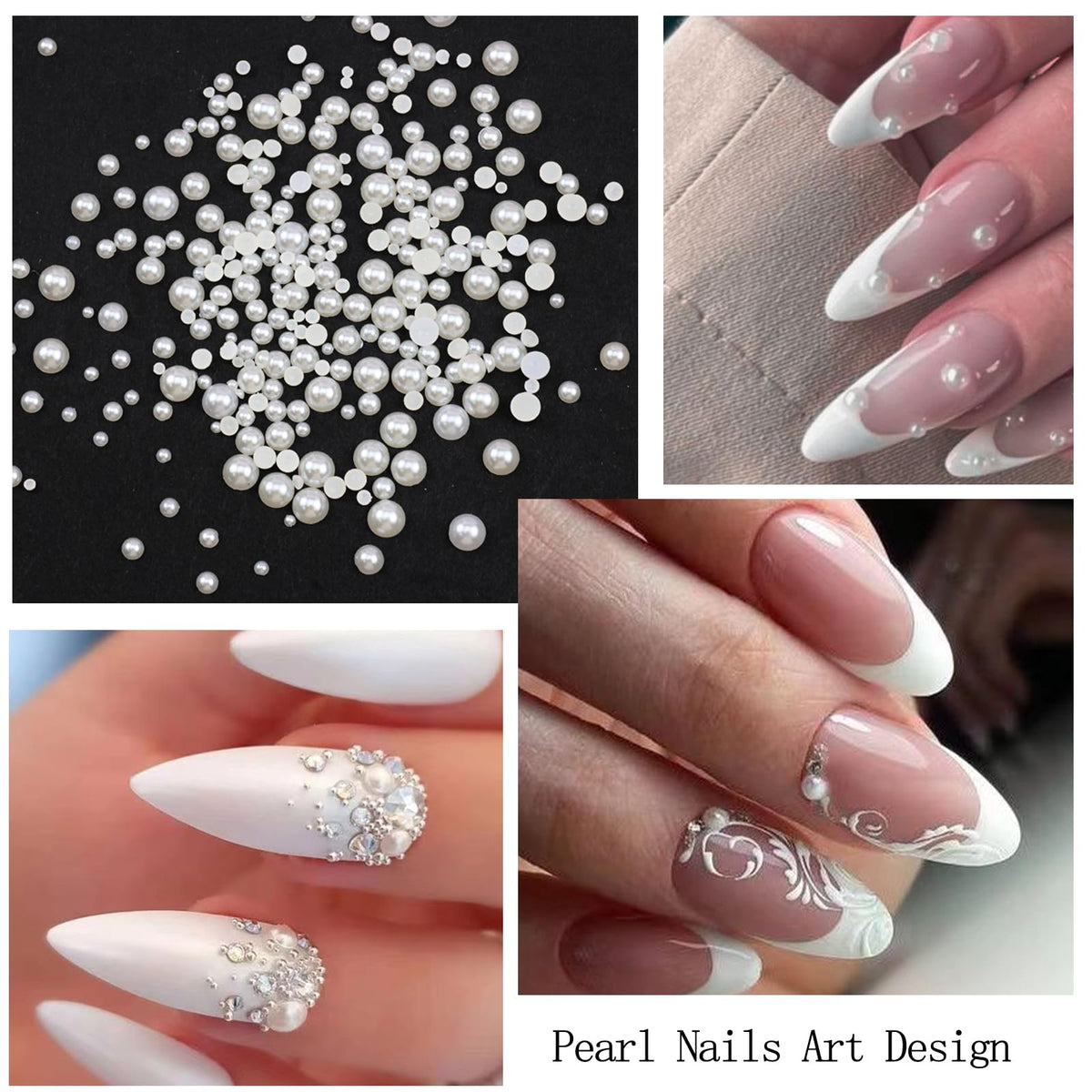 Close-up of VOTACOS rhinestones in various shapes