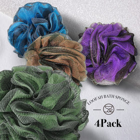 Close-up of WhaleLife loofah sponge showing modern design