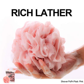 Close-up of WhaleLife loofah sponge texture