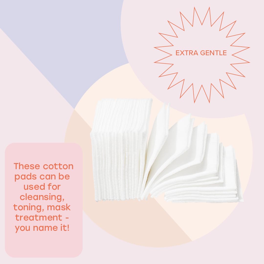 Close-up of White Rabbit Naked Cotton Classic Cotton Pads