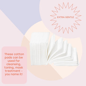 Close-up of White Rabbit Naked Cotton Classic Cotton Pads