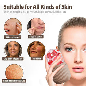 Close-up of XHJRI Ice Face Roller Massager head