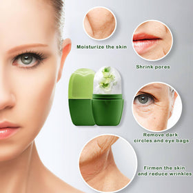 Close-up of XHJRI Ice Face Roller Massager head