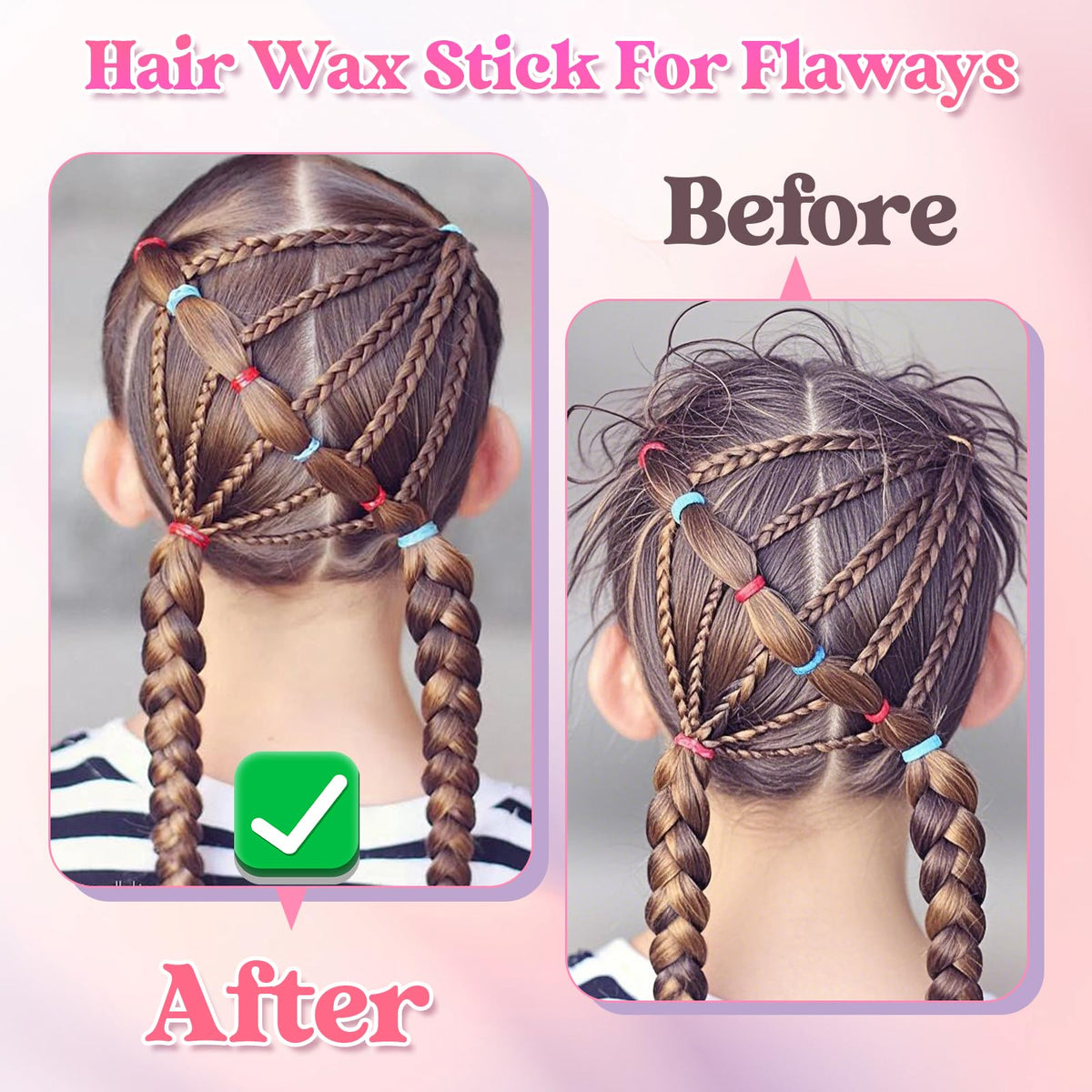 Close-up of Xinfox hair wax stick with nourishing formula