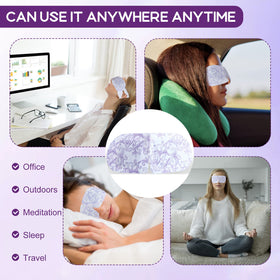 Close-up of XPCARE Steam Eye Mask showing texture