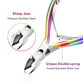 Close-up of XUNXMAS cuticle trimmer with ergonomic handle