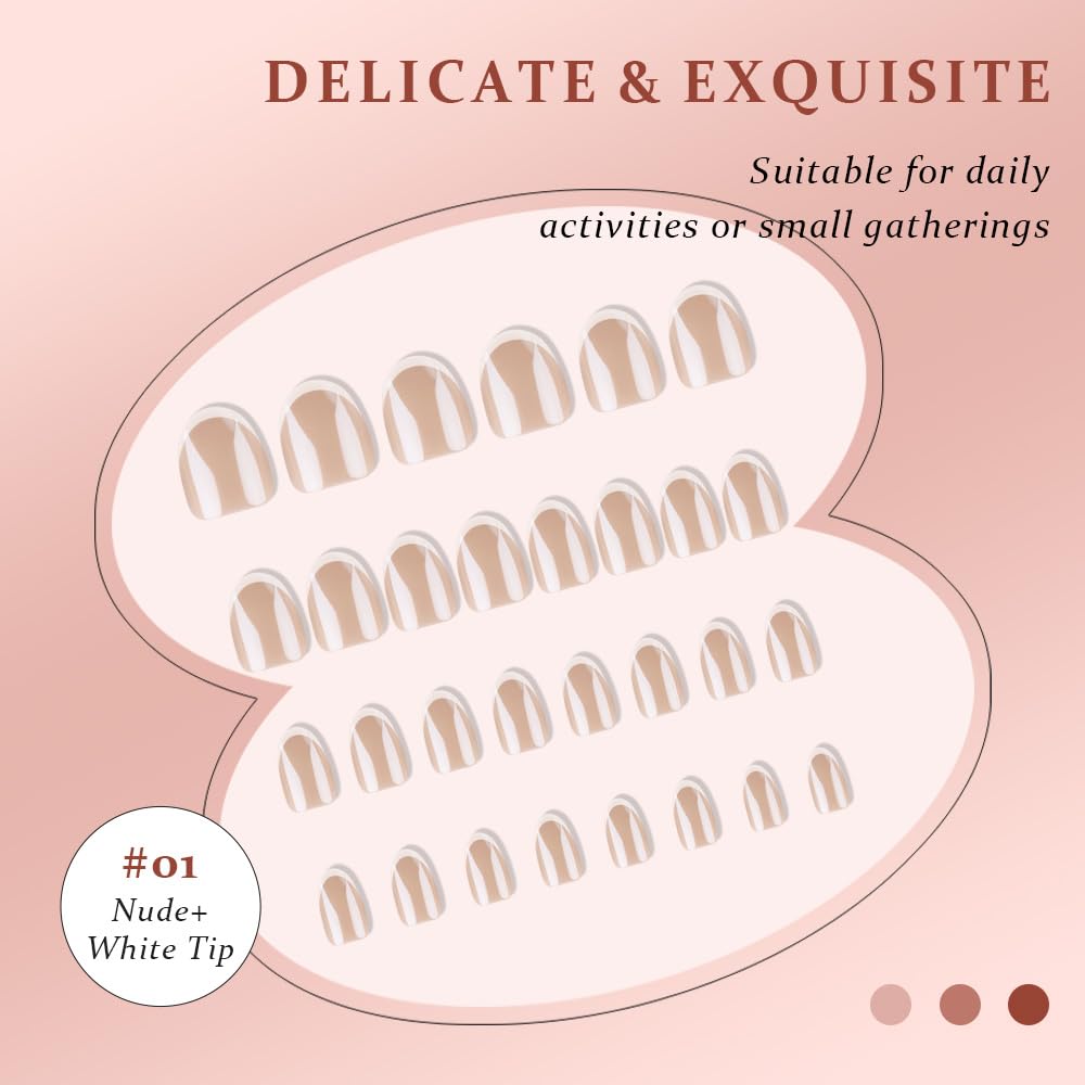 Close-up of XZMeiLun chrome press on nails showing glossy finish