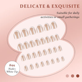 Close-up of XZMeiLun chrome press on nails showing glossy finish