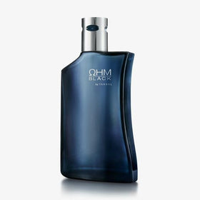Close-up of Yanbal OHM Black Men’s Cologne 100ml label