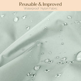 Close-up of YANIBEST shower cap fabric texture
