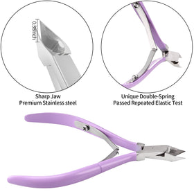 Close-up of YINYIN stainless steel cuticle nipper
