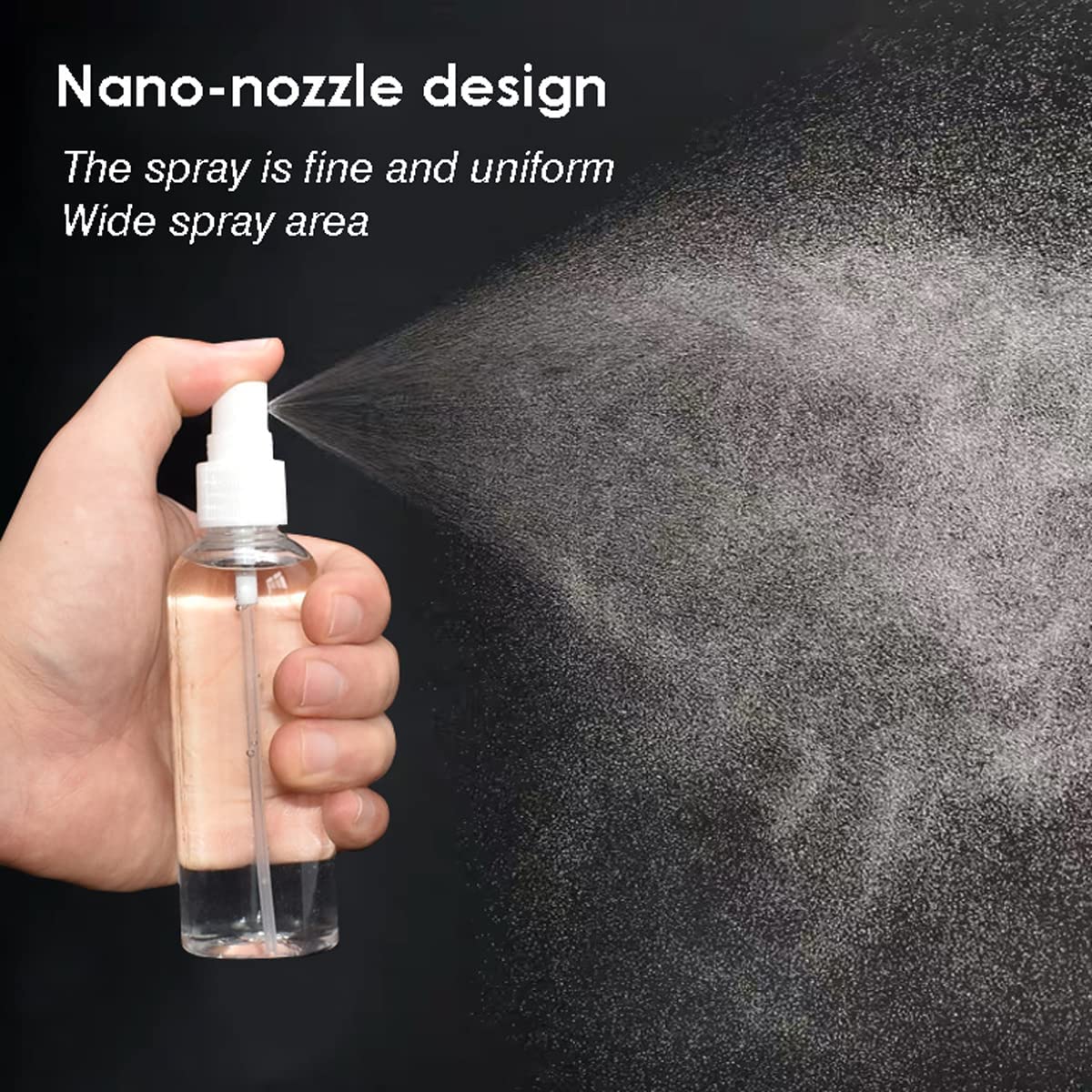 Close-up of ZEJIA small spray bottle with label