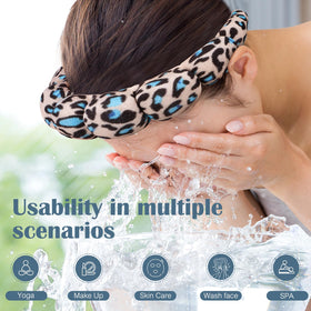 Close-up of Ztomine terry cloth headband showing texture and softness