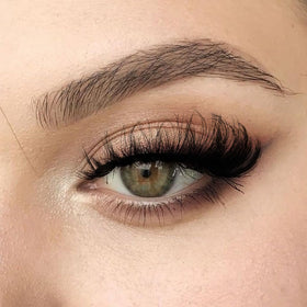Close-up view of Kiromiro Mink False Eyelashes showcasing fluffy design